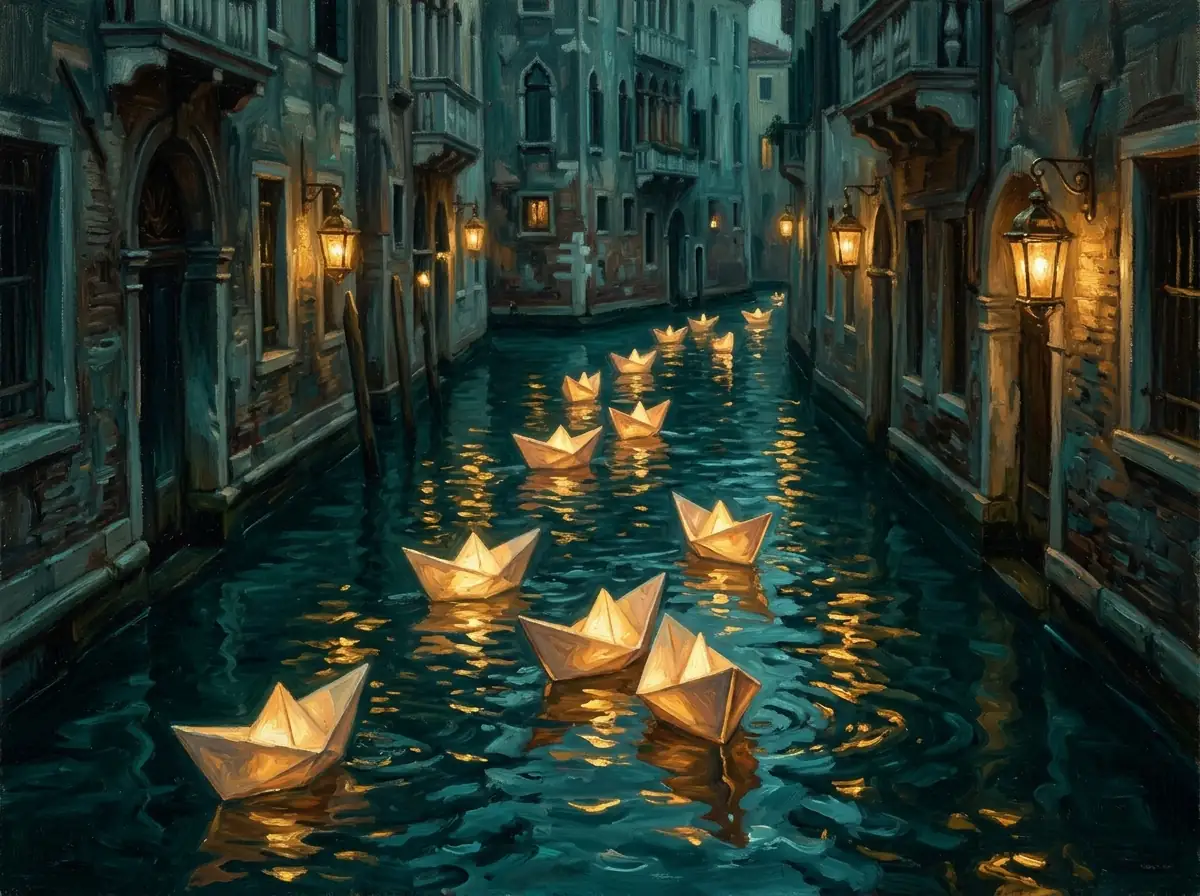 Venetian Canal Night